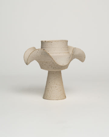 Ivory Bloom Petal Candle Holder