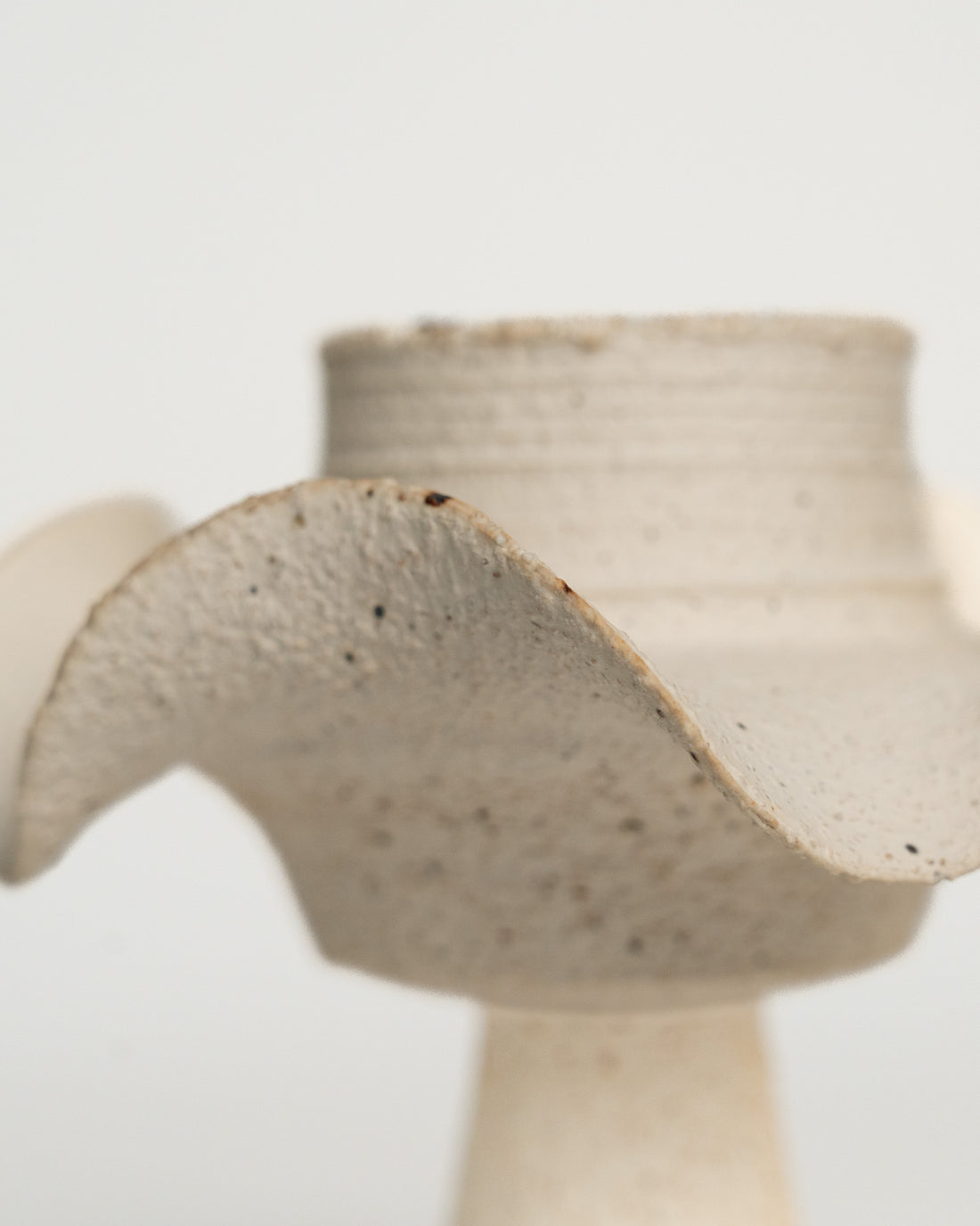 Ivory Bloom Petal Candle Holder