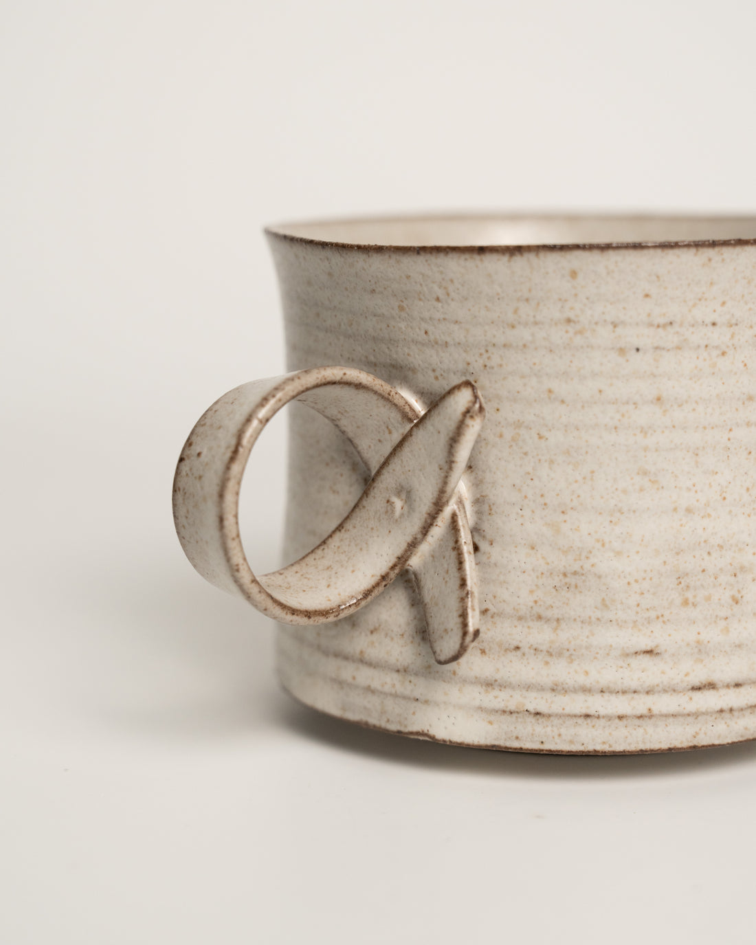 Lunar Sand Knotted Loop Mug