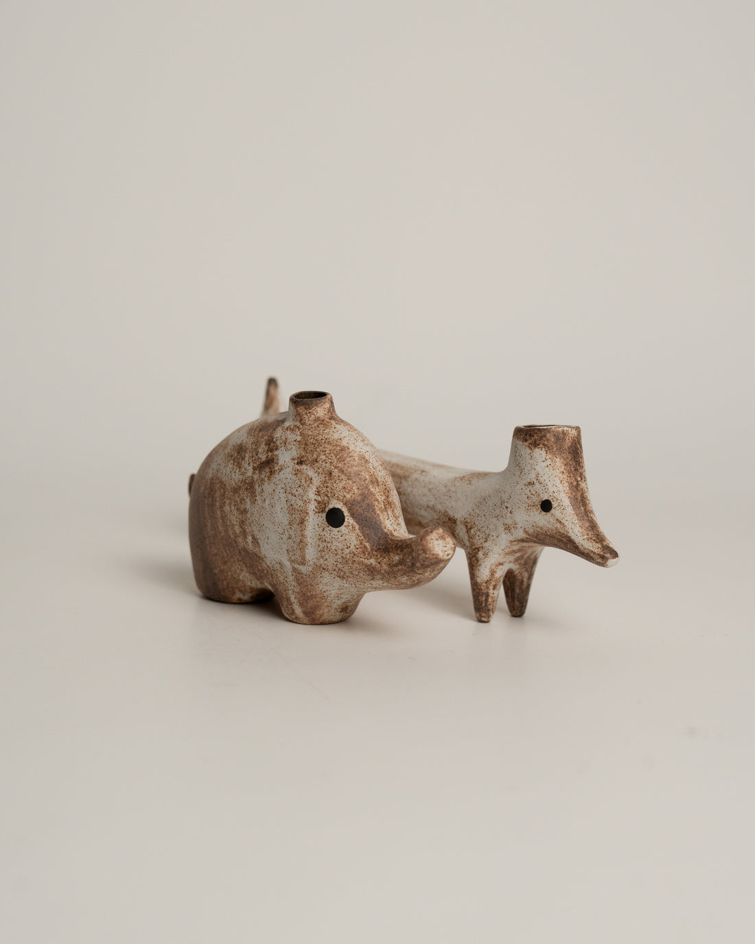 Clay Creature Mini Vase — Elephant