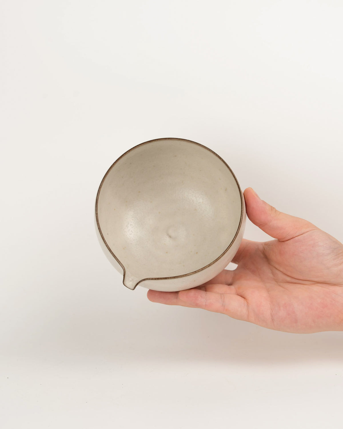 Lunar Sand Pouring Matcha Bowl