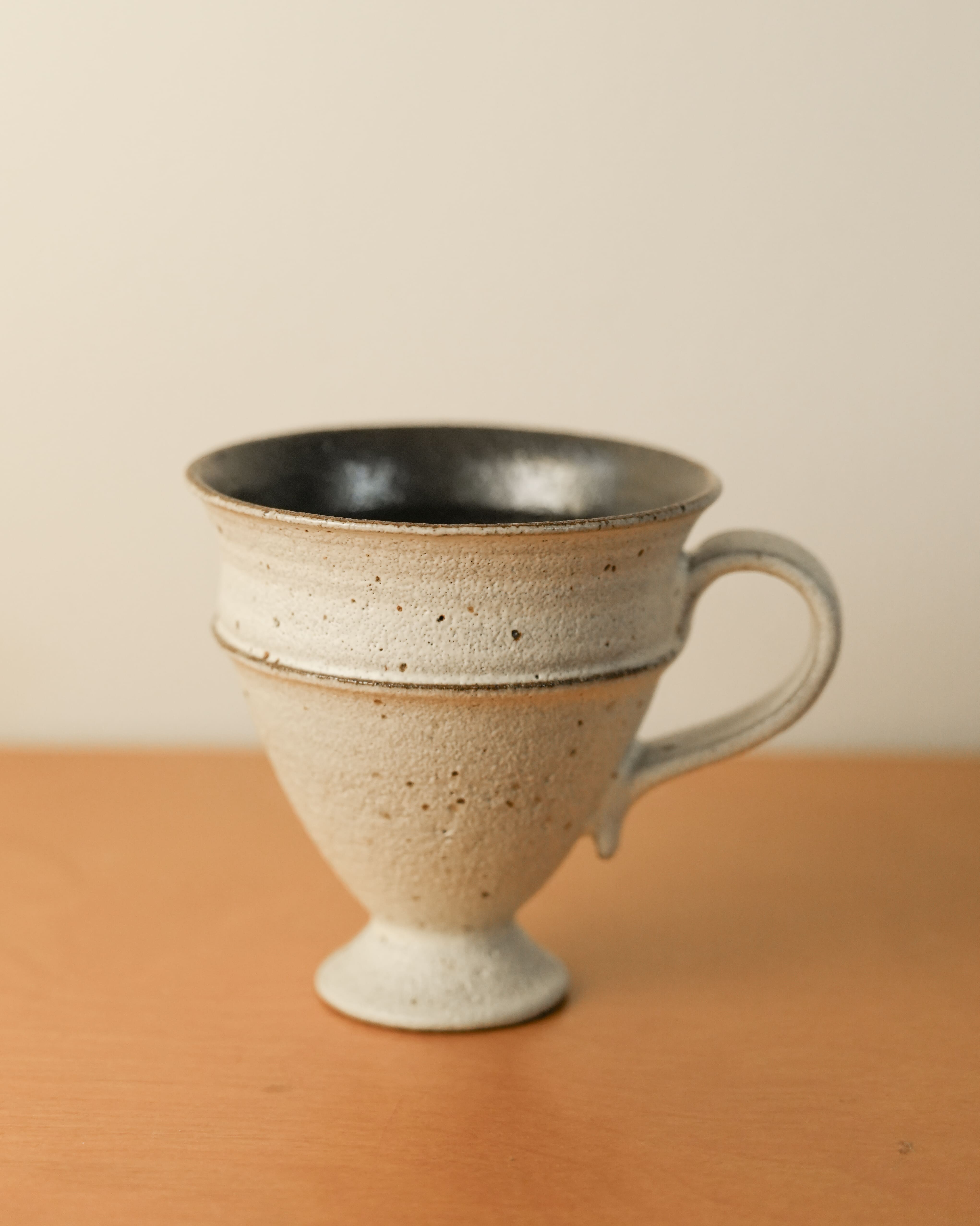 Handmade Ceramic Mug –  Textured Pottery Cup