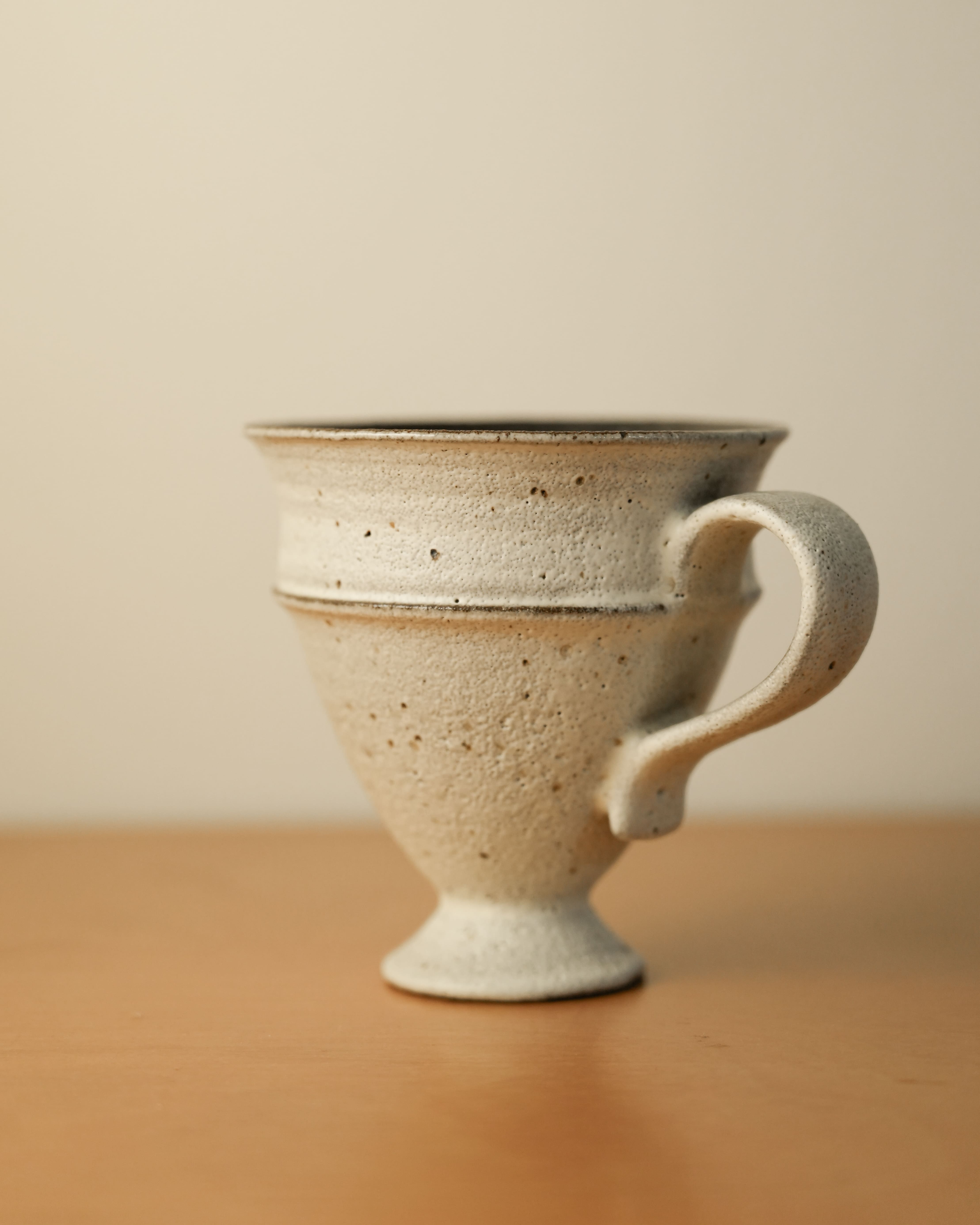 Handmade Ceramic Mug –  Textured Pottery Cup