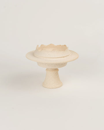 Ivory Bloom Planet Candle Holder