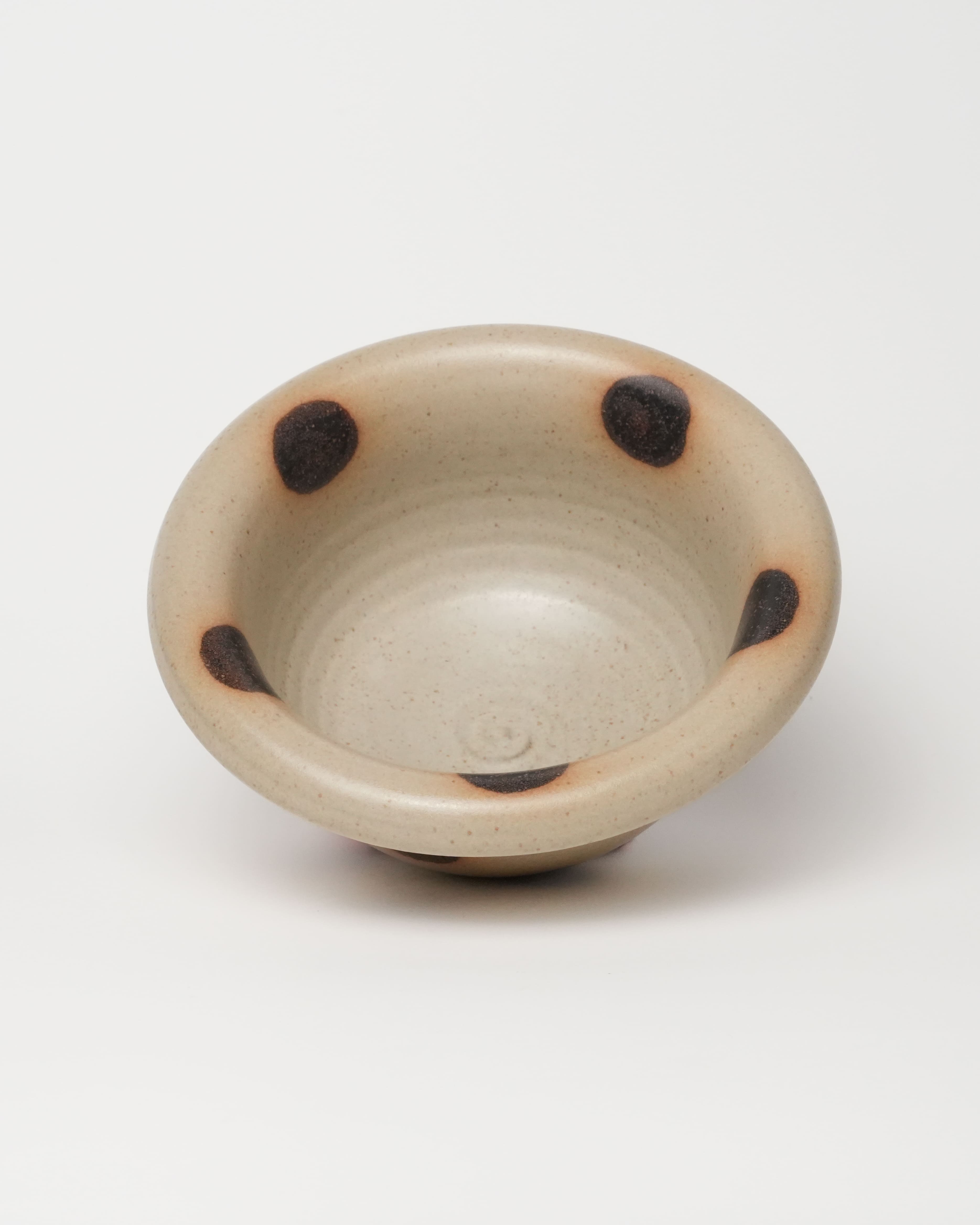 Fawn Dot Rounded Rim Bowl