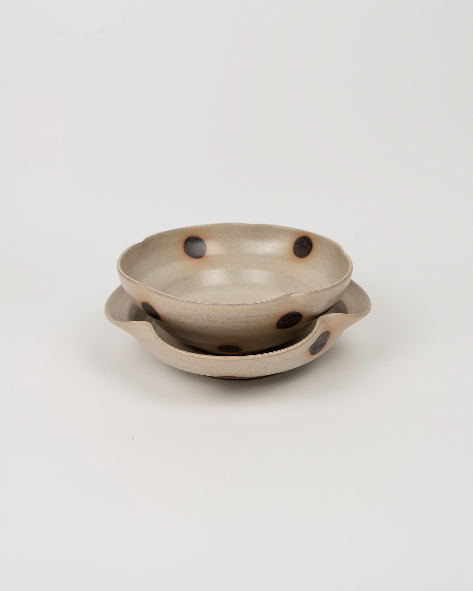 Fawn Dot Petal Bowl