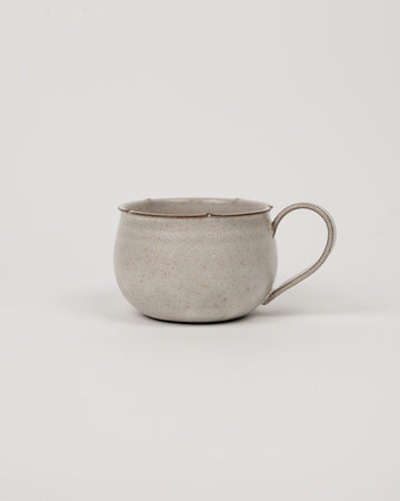 Lunar Sand Bloom Rim Mug