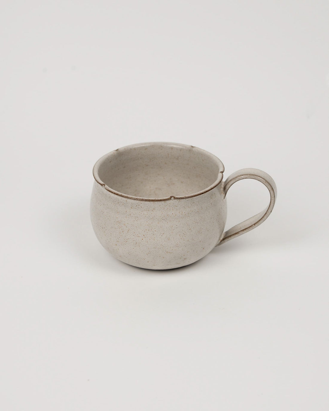 Lunar Sand Bloom Rim Mug