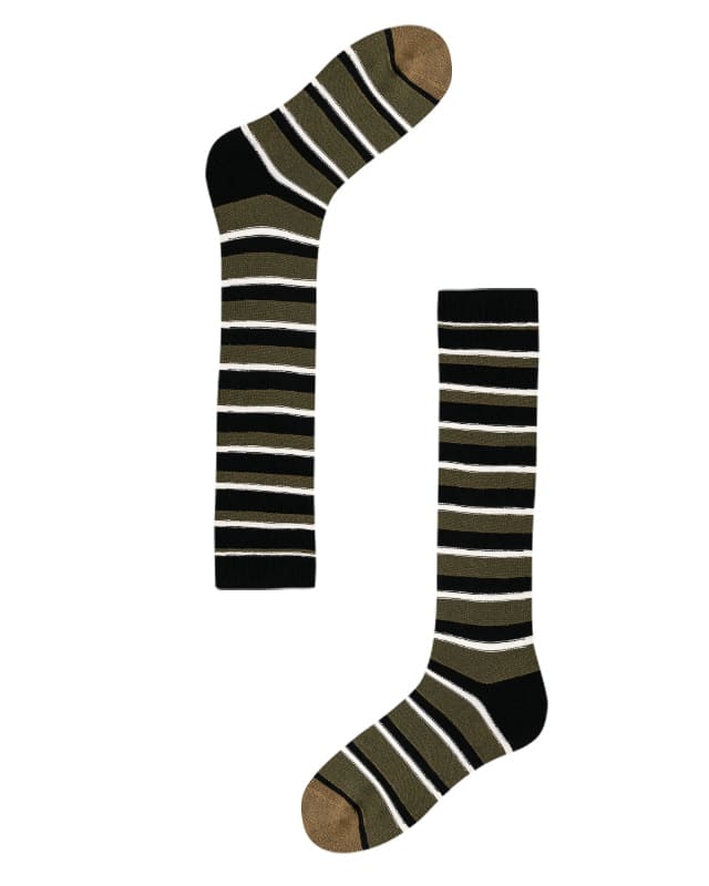 Modern Stripes Crew Socks