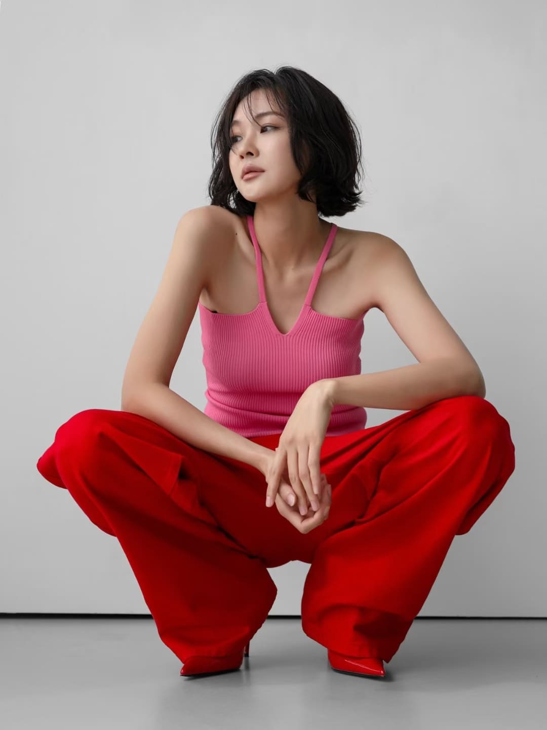 Casual Knit Tank Top for Women – Ribbed Slim Fit Cami