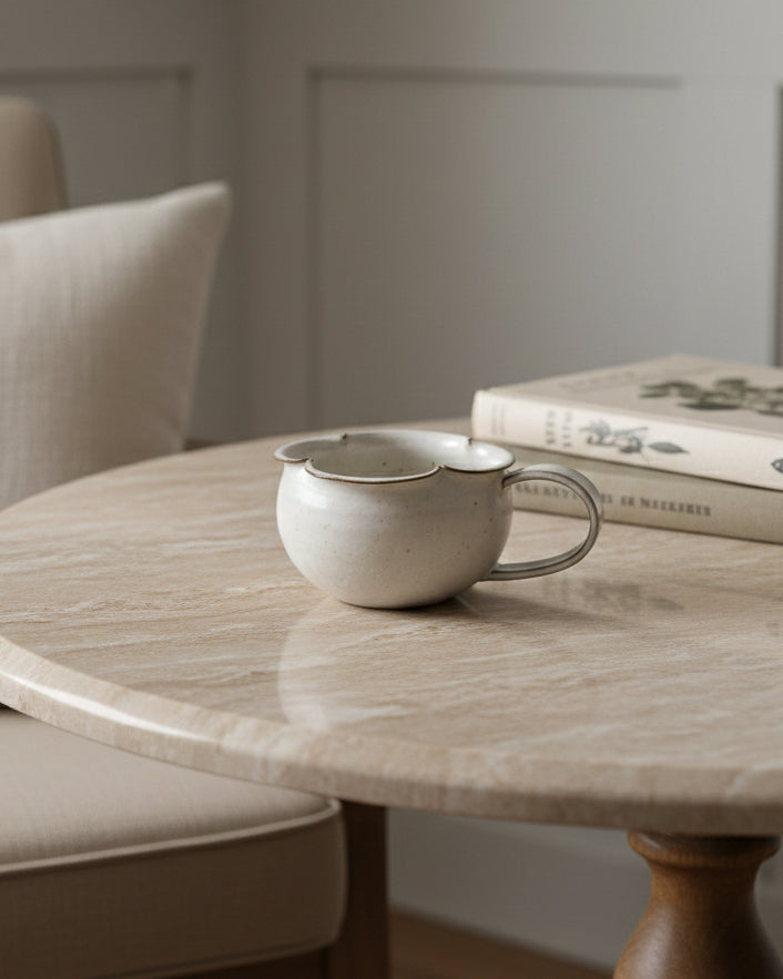 Lunar Sand Petal Mug