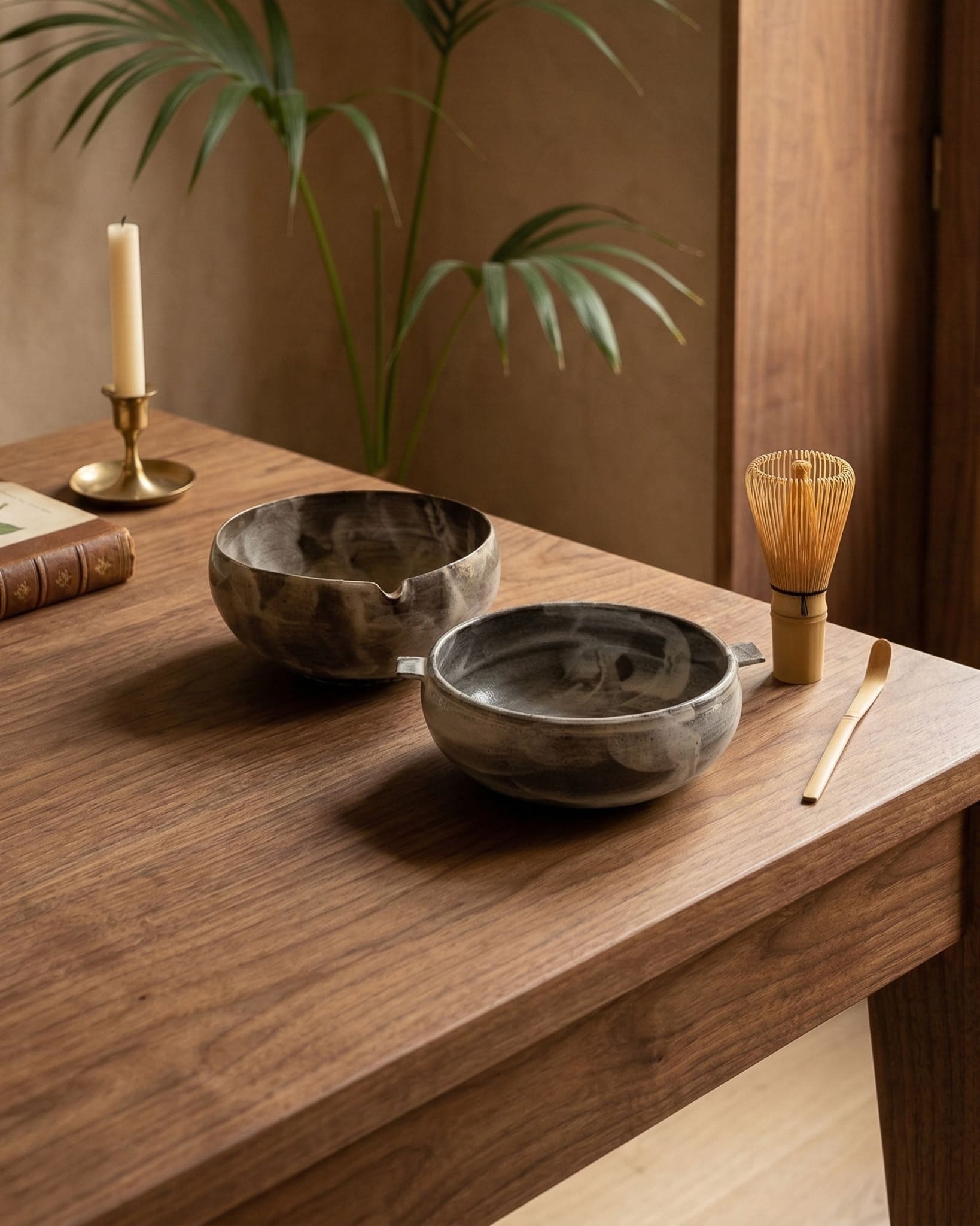 Mist Veil Matcha Bowl
