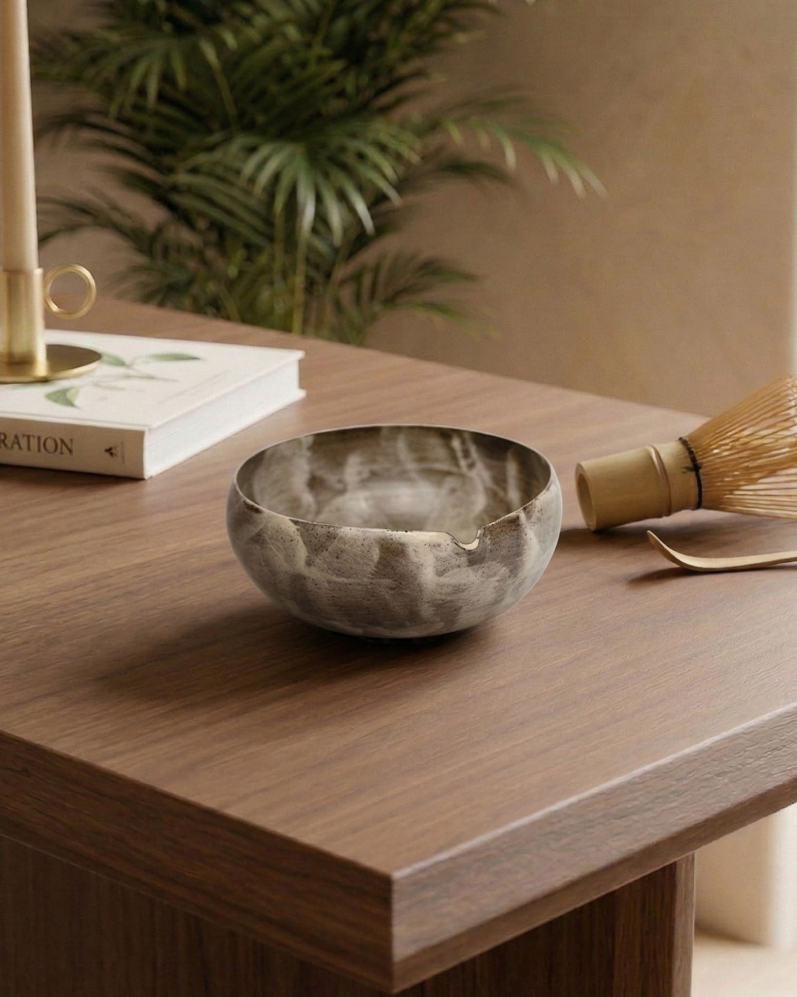Mist Veil Matcha Bowl