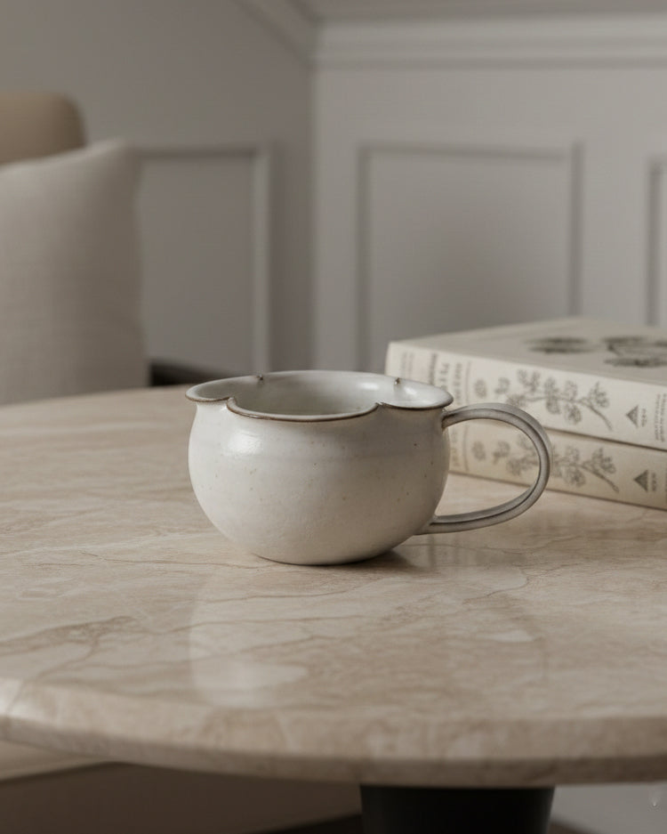Lunar Sand Petal Mug