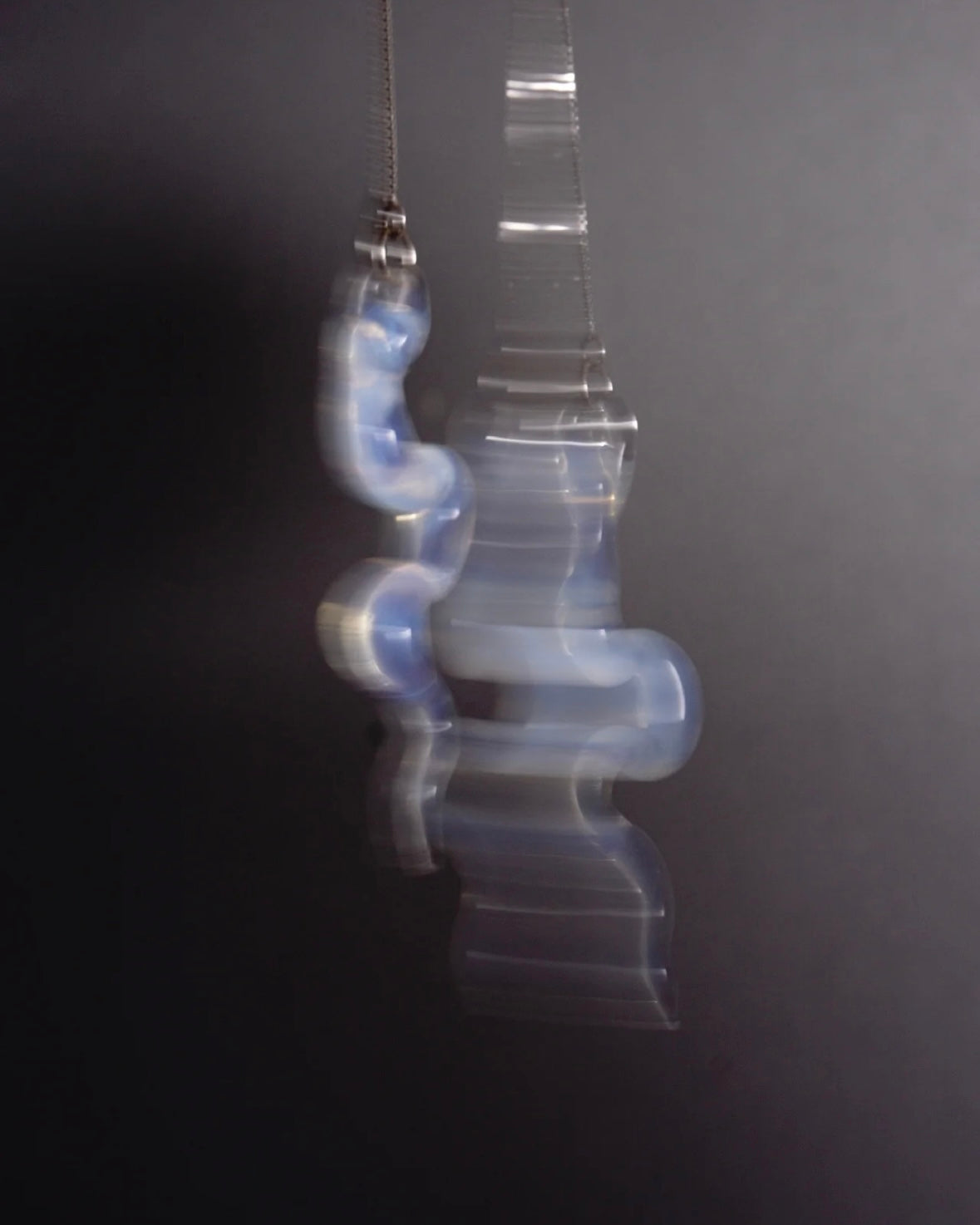 Glass Snake Y2K Necklace