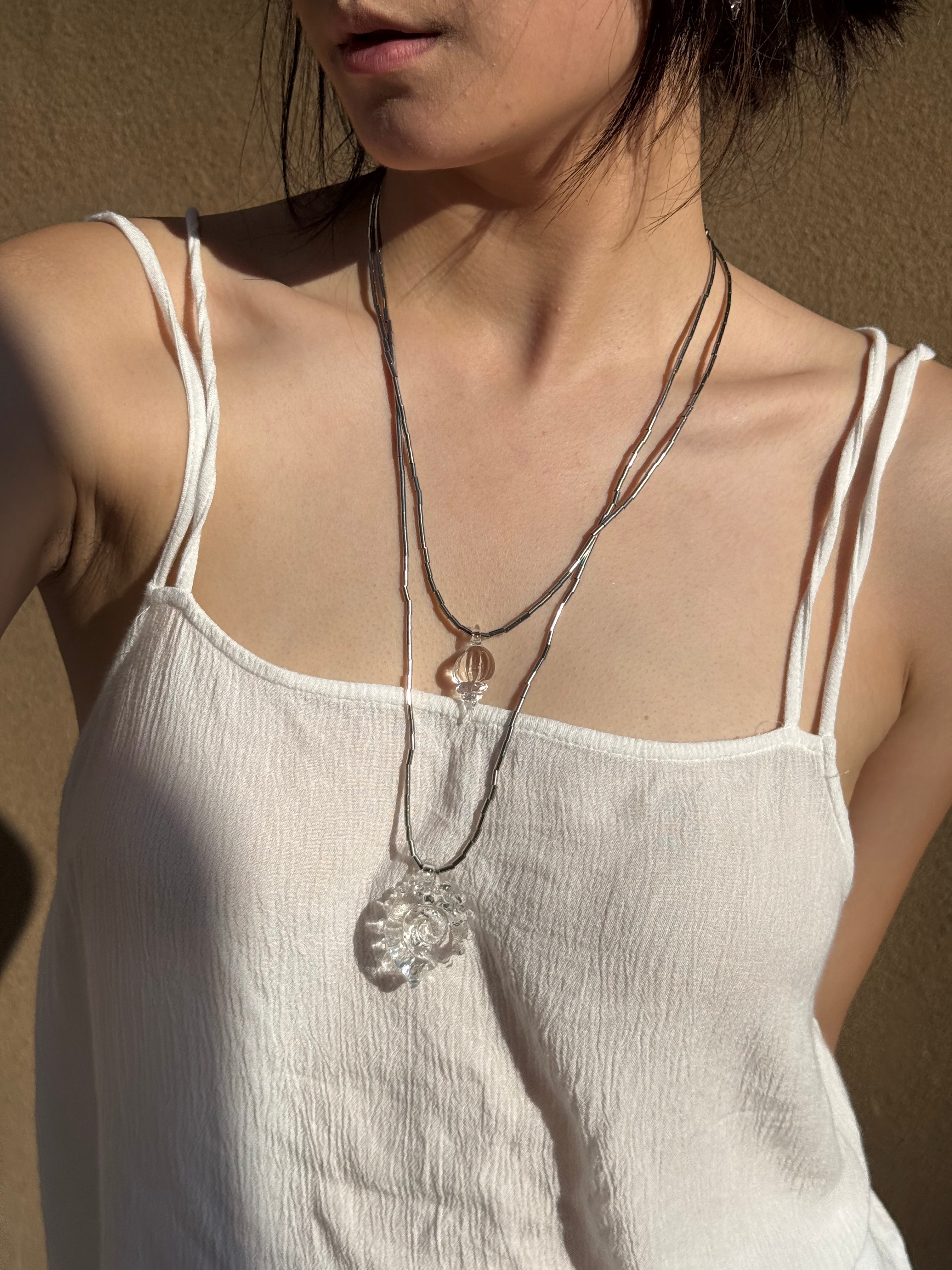 Pendant Necklace: Urban Elegance, Sunlit Sparkle