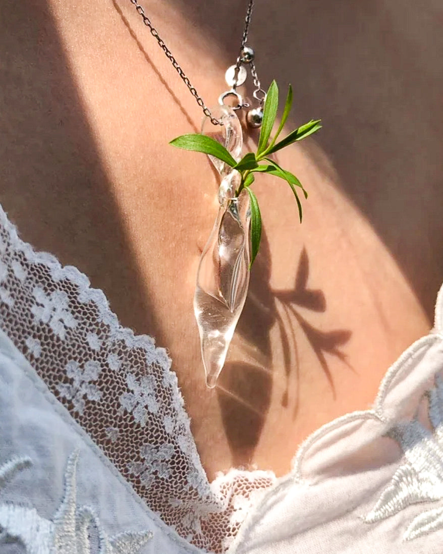 Glass Vase Necklace