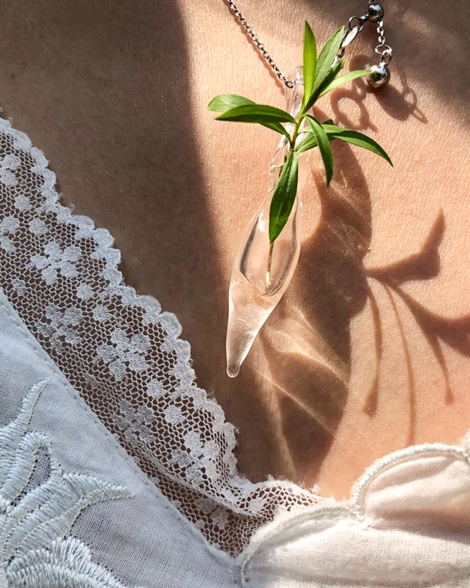 Glass Vase Necklace