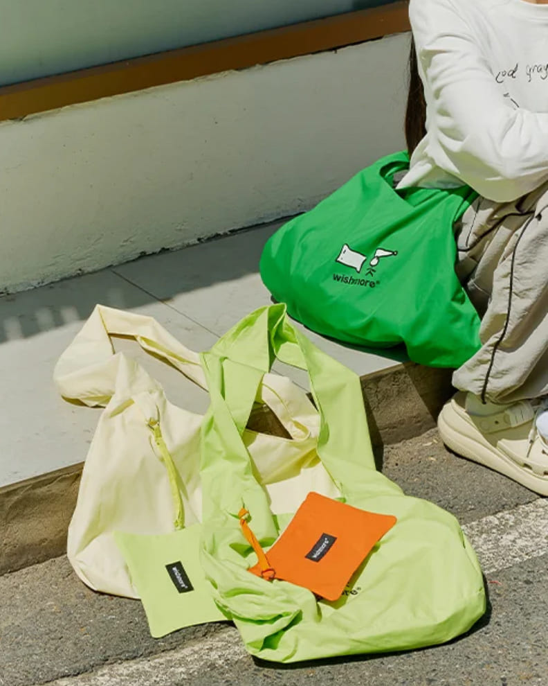 Foldable Crossbody Tote Bag – Large Capacity Eco Shoulder Bag