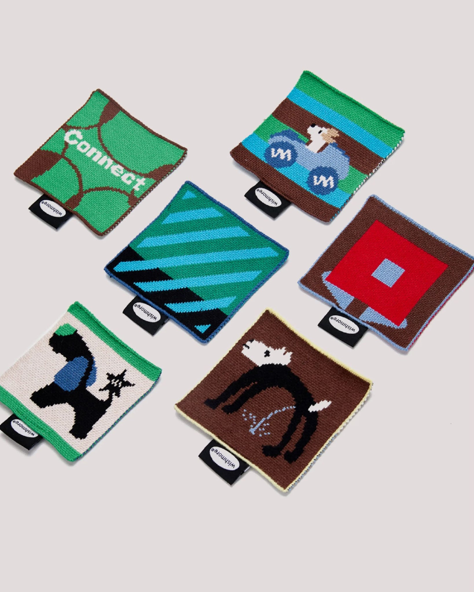 Knitted Animal Coaster – Handmade Crochet Cup Mat