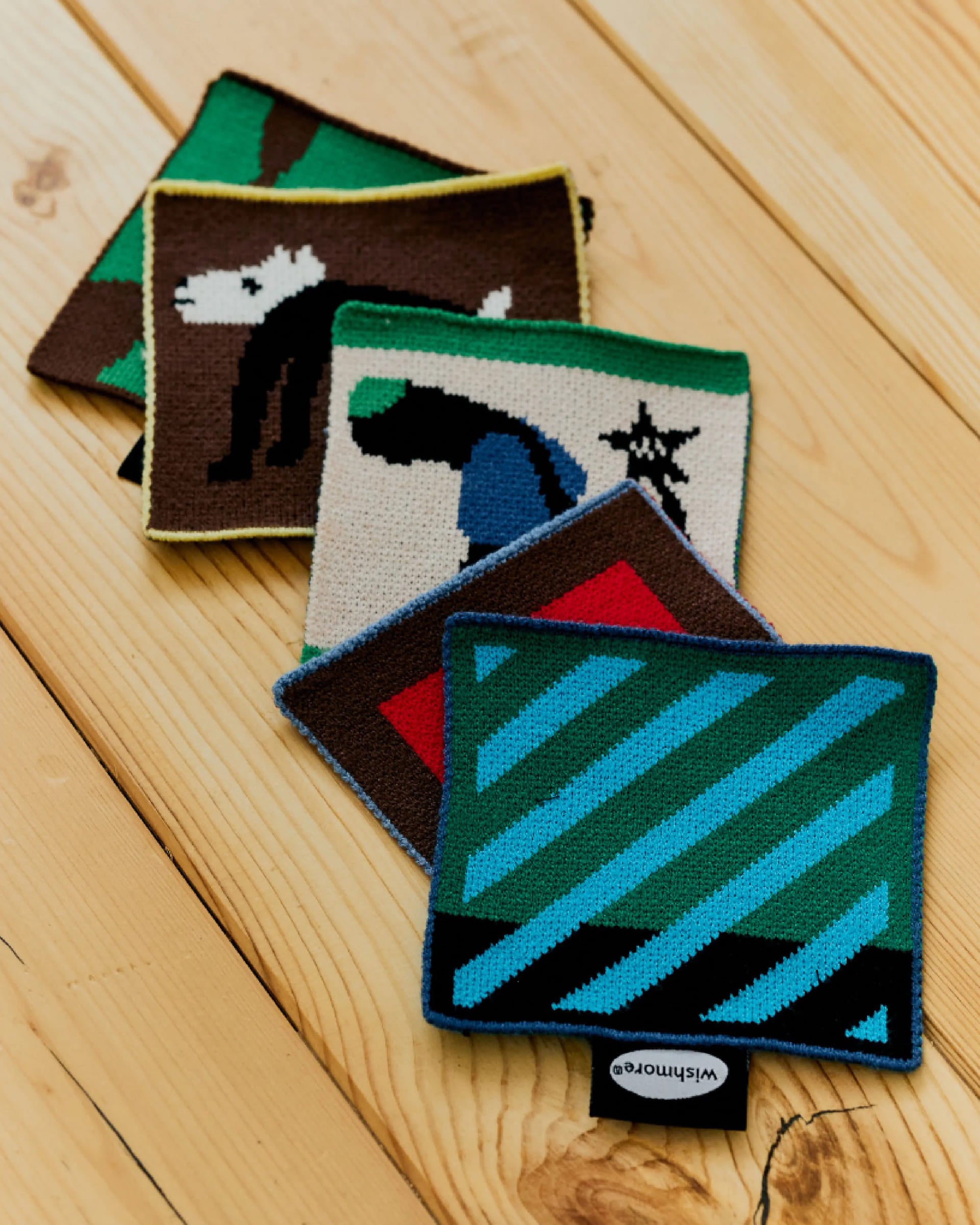 Knitted Animal Coaster – Handmade Crochet Cup Mat