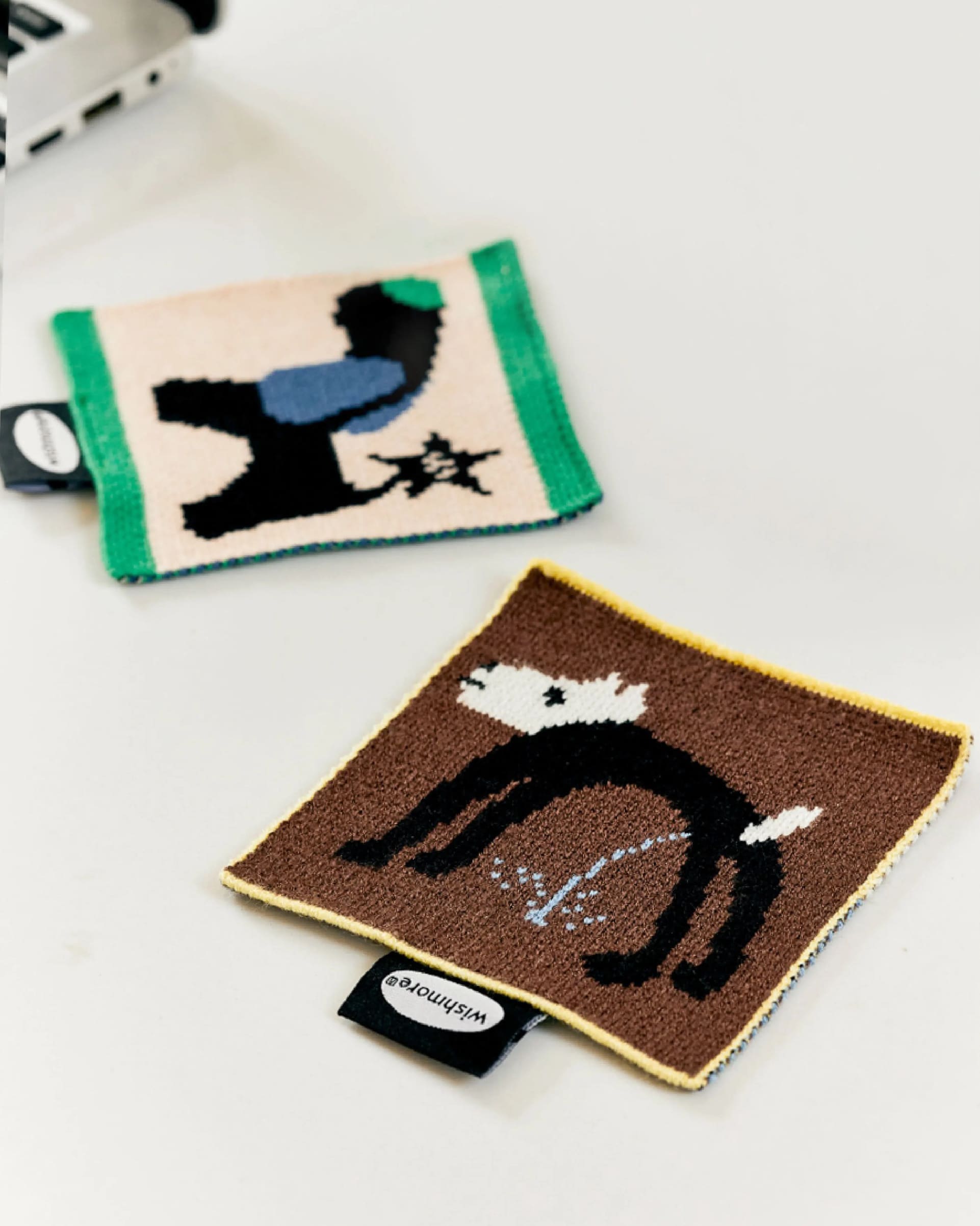 Knitted Animal Coaster – Handmade Crochet Cup Mat
