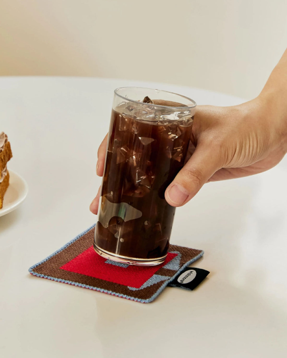 Knitted Animal Coaster – Handmade Crochet Cup Mat