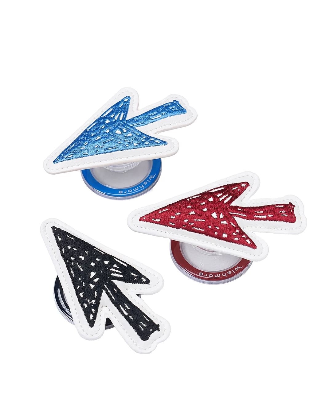 Mouse Embroidery MagSafe Phone Grip | Cotton Puff Magnetic Stand