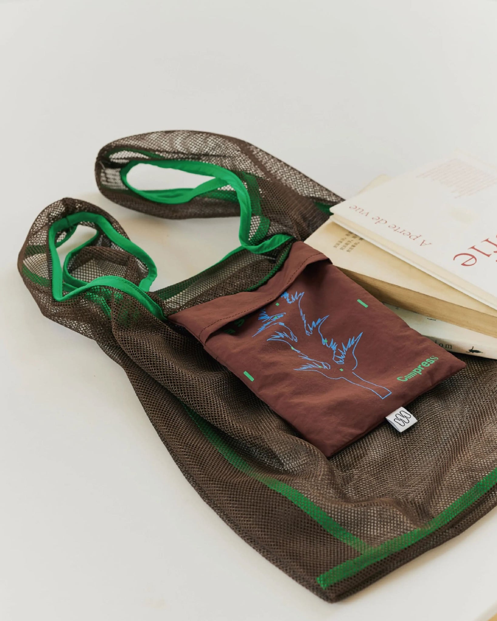 Mesh Polyester Shopping Tote – Large Capacity Net Bag