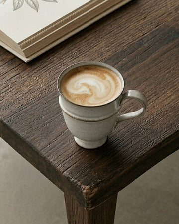 Lunar Sand Footed Café Mug